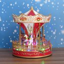 Ver imagem 7 de Carrossel Musical com Movimento Enfeite Decoração de Natal