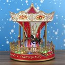 Ver imagem 6 de Carrossel Musical com Movimento Enfeite Decoração de Natal