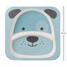 Kit Refeição em Bambu Cachorro Azul Buba 16226 - 2