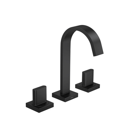 Misturador Lavatorio Mesa Bica Alta Polo Black Matte - Deca Deca Metais