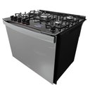 Ver imagem 6 de Fogão de Embutir 5 Bocas Preto com Frente Espelhada e Timer Digital Dako Diplomata Grill Style