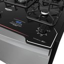Ver imagem 3 de Fogão de Embutir 5 Bocas Preto com Frente Espelhada e Timer Digital Dako Diplomata Grill Style