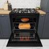 Fogão de Embutir 5 Bocas Preto com Frente Espelhada e Timer Digital Dako Diplomata Grill Style - 5