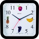 Ver imagem 1 de Relógio Parede 23cm Quadrado Herweg 660049 Preto