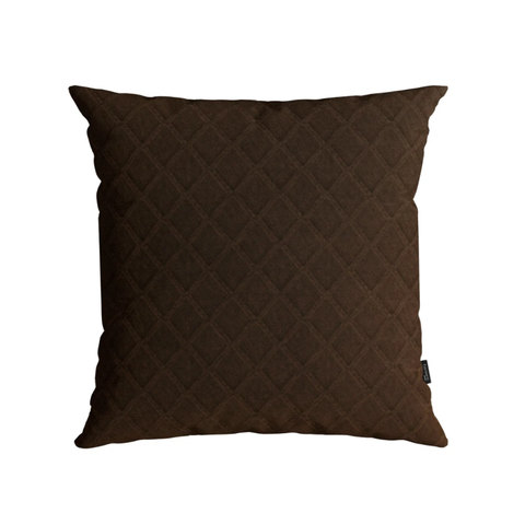 Capa de Almofada Toque Aveludado - Marrom