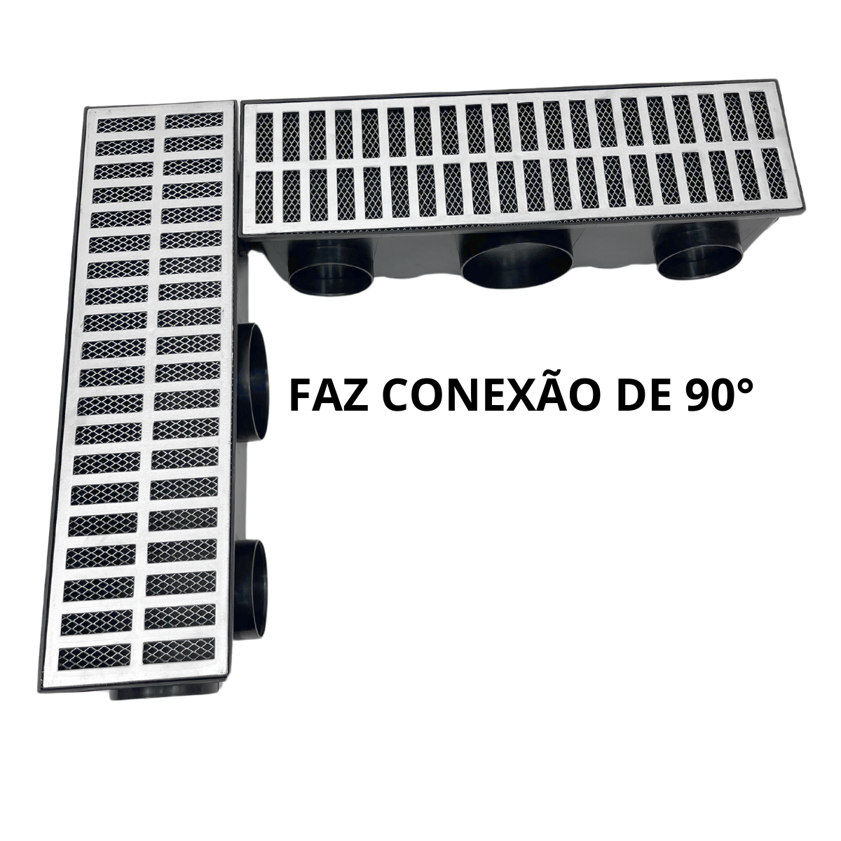Ralo Externo 15x50 Anti Escorpião com Coletor de 11 Saídas - 7