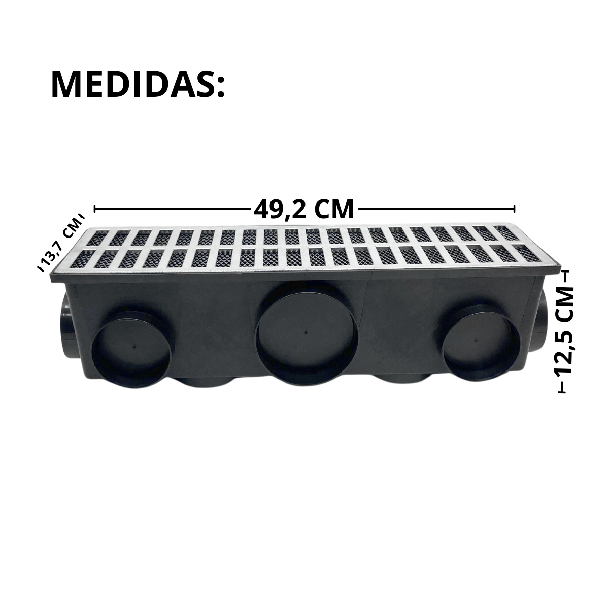 Ralo Externo 15x50 Anti Escorpião com Coletor de 11 Saídas - 9