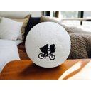 Ver imagem 5 de Luminária Abajur de Mesa 3d Lua Et Filme Led Enfeite Grande