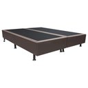 Ver imagem 1 de Base Box para Cama Casal King 192x203cm Bipartido Liz S05 Corano Marrom - Mpozenato