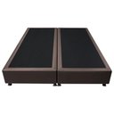 Ver imagem 5 de Base Box para Cama Casal King 192x203cm Bipartido Liz S05 Corano Marrom - Mpozenato