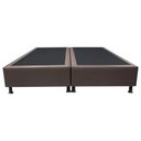 Ver imagem 6 de Base Box para Cama Casal King 192x203cm Bipartido Liz S05 Corano Marrom - Mpozenato