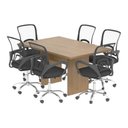 Ver imagem 2 de Mesa de Escritório Reunião 136cm Multimóveis Cr25337 Amêndoa