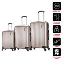 Ver imagem 2 de Kit Mala de Viagem Champagne Pmg Londres Swiss Move