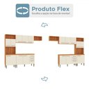 Ver imagem 6 de Cozinha Completa Malu 9 Portas 2 Gavetas Cinamomo/off White - Fellicci