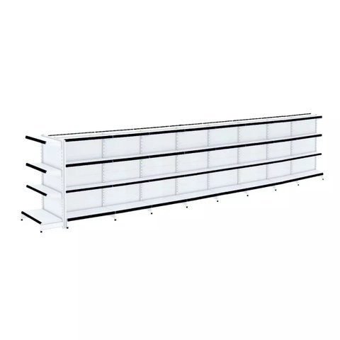 Gondola Centro 137 Fit Ate 8 Metros 1 Ponta Branco 68b Pe Preto