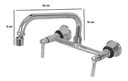 Ver imagem 2 de Torneira Misturador Tubo Baixo Bica Movel Arejador 1/4v.