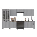 Ver imagem 2 de Armário de Cozinha Modulada Completa Fidelitá Nara 100% MDF 6 Peças 360cm 16 Portas 2 Gavetas sem