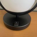Ver imagem 4 de Abajur Luminaria de Mesa Moderno Oval com Globo 12cm Decoração Casa Sala Quarto Escritório