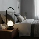 Ver imagem 1 de Abajur Luminaria de Mesa Moderno Oval com Globo 12cm Decoração Casa Sala Quarto Escritório
