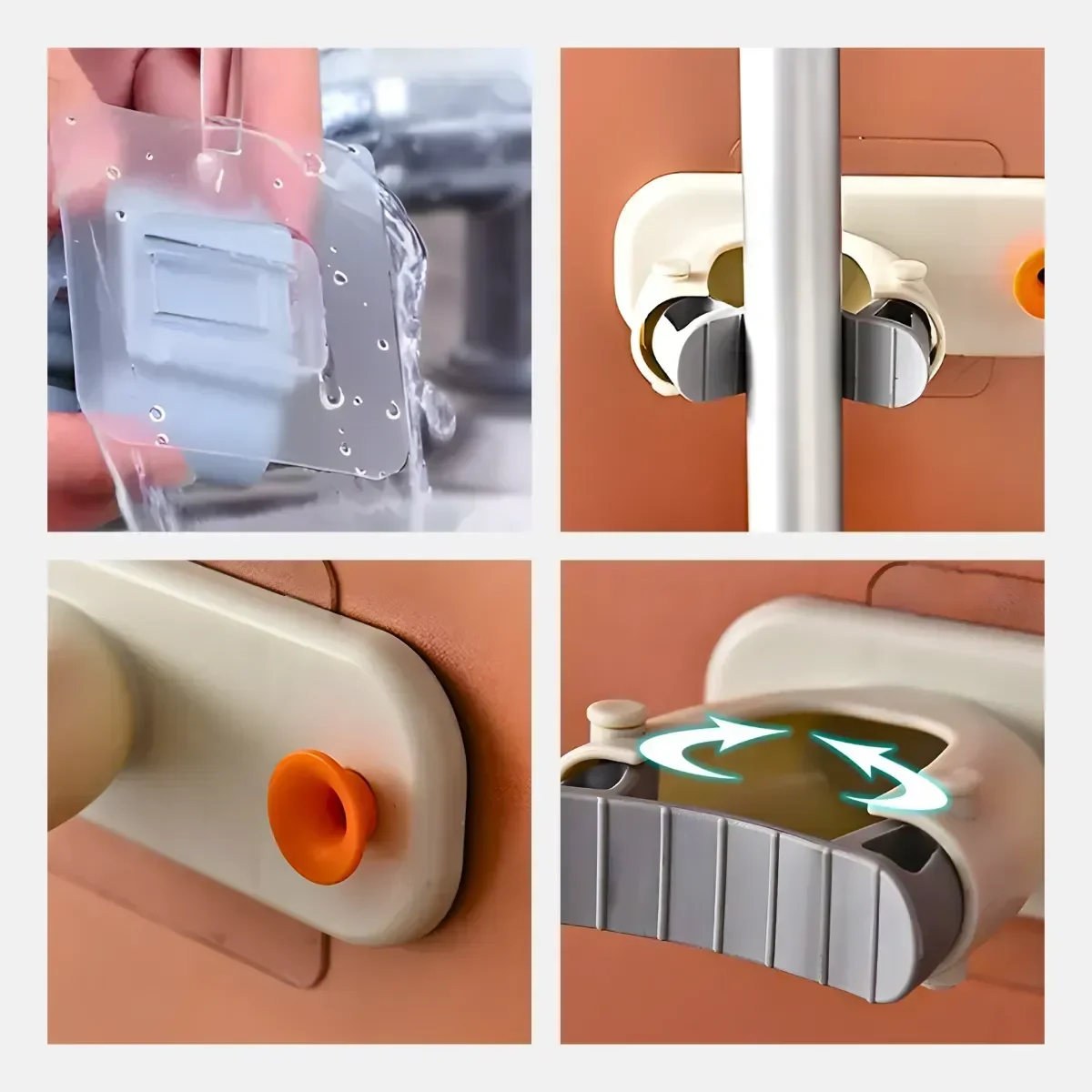 Ver imagem 6 de Organizador Multifuncional de Parede Vassouras e Rodos