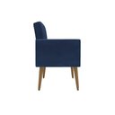 Ver imagem 5 de Kit 20 Poltronas: Elegância e Glamur Absolutos no Salão Azul-marinho