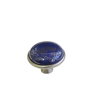 Puxador Cerâmica IL 7015 - Roxo - 42x31MM
