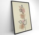 Ver imagem 2 de Quadro Abstrato Folhas 2 - 120x80 Cm - Adesivo Fotográfico