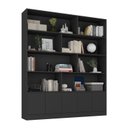Ver mais imagens de Estante de Livros 100% Mdf 5 Portas 8 Nichos Versatile