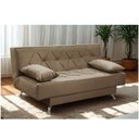 Ver imagem 1 de Sofá Cama 1,80m Istambul Suede Cappuccino Mirra Decor