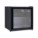 Ver imagem 1 de Frigobar Expositor Vertical Hq Vidro Duplo 50 Litros Preto Hq-50fbpv 127v