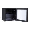 Frigobar Expositor Vertical Hq Vidro Duplo 50 Litros Preto Hq-50fbpv 127v - 7