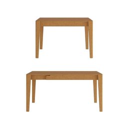 Kit Mesa de Jantar Extensível Retangular Tarsila e 4 Cadeiras Jandaia CabeCasa MadeiraMadeira - 16