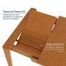 Kit Mesa de Jantar Extensível Retangular Tarsila e 4 Cadeiras Jandaia CabeCasa MadeiraOriginals - 9