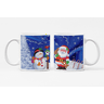 Caneca PapaI Noel e Boneco de Neve - 1