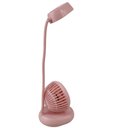 Ver imagem 3 de Luminária Ventilador 2 em 1 Ajustavel LED Flexivel Abajur de Mesa Sem Fio Usb Regulavel 3