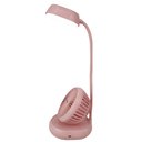 Ver imagem 1 de Luminária Ventilador 2 em 1 Ajustavel LED Flexivel Abajur de Mesa Sem Fio Usb Regulavel 3