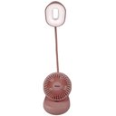 Ver imagem 5 de Luminária Ventilador 2 em 1 Ajustavel LED Flexivel Abajur de Mesa Sem Fio Usb Regulavel 3