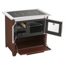 Ver imagem 3 de Fogão a Lenha Hidro Prime Glass N2 Esquerdo Marrom com Forno