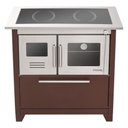 Ver imagem 2 de Fogão a Lenha Hidro Prime Glass N2 Esquerdo Marrom com Forno