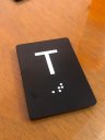 Ver imagem 6 de Kit 11 Placas Braile Ps do T° Ao 10° Andar Elevador Preto