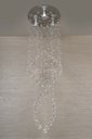 Ver imagem 3 de Lustre para Decoração Sala com Base de Inox 30cm de Diâmetro:1,40m/bivolt