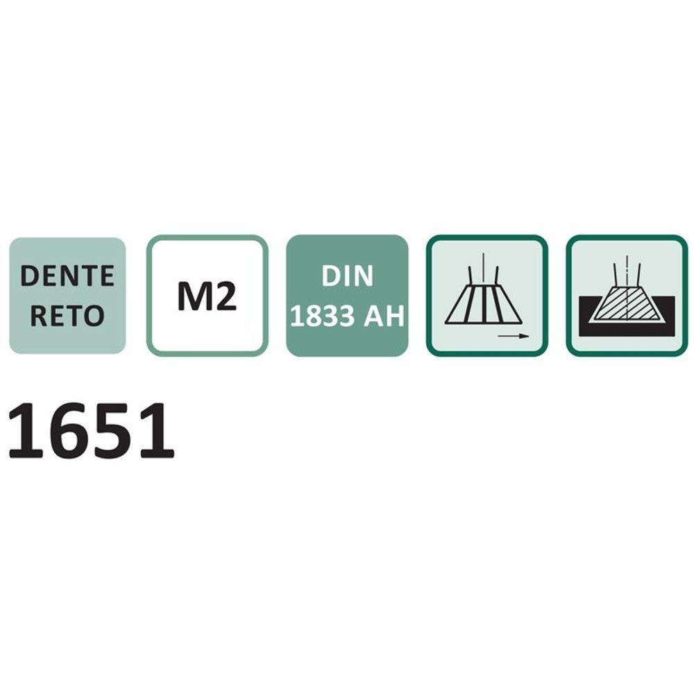 Fresa Angular para Rasgo Rabo de Andorinha - Med. 20,0mm X 60° - Corte À Direita, Dentes Retos, - 5