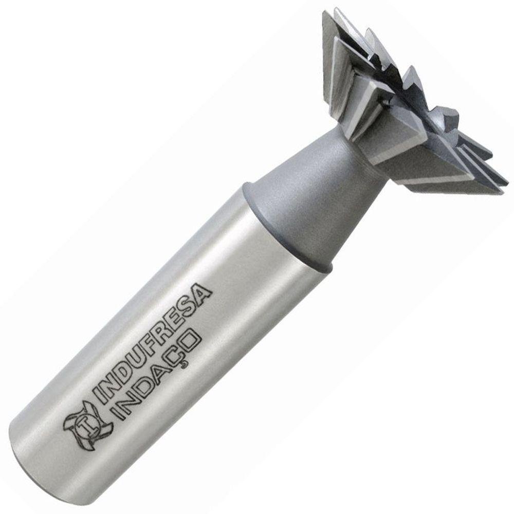 Fresa Angular para Rasgo Rabo de Andorinha - Med. 20,0mm X 60° - Corte À Direita, Dentes Retos, - 1