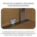 Ver imagem 6 de Guarda Roupa Casal Belmonte com Espelho e Cômoda Seul Cumaru 23 - Novo Horizonte
