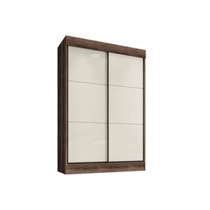 Guarda Roupa Casal 2 Portas Correr 4 Gvt Chicago Ypê/areia