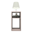 Ver imagem 2 de Mesa de Cabeceira Pequena 2 Nichos em Mdf Plancasa:sal Rosa