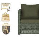Ver imagem 4 de Mesa Centro e 3 Poltronas Madri Corda Náutica Estofado 13 Trama Original