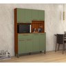 Kit Armario de Cozinha com Balcão Gabinete Gavetas 120cm - 2