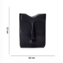Ver imagem 5 de Vaso Decorativo Rosto em Cerâmica Retangular Preto 17x10 cm - D’Rossi