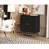 Buffet Aparador Cantinho Do Cafe Royal 2 Portas:BLACK - 3